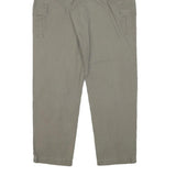COLUMBIA Mens Relaxed Cotton Blend Khaki Trousers W26 L31 Cargo Zip Closure