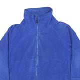 CALVIN KLEIN Mens Blue Polyester Blend Zip Jacket XL Performance Casual