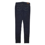 LEVI'S Womens Slim Blue Denim Plain Slim Zip W26 L30 Skinny Jeans