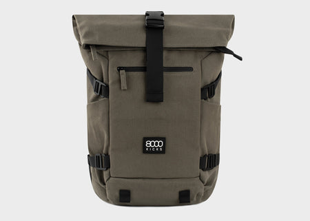 Nomad Hemp Rolltop Backpack in Dark Green