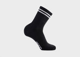 Striped Hemp Socks in Black