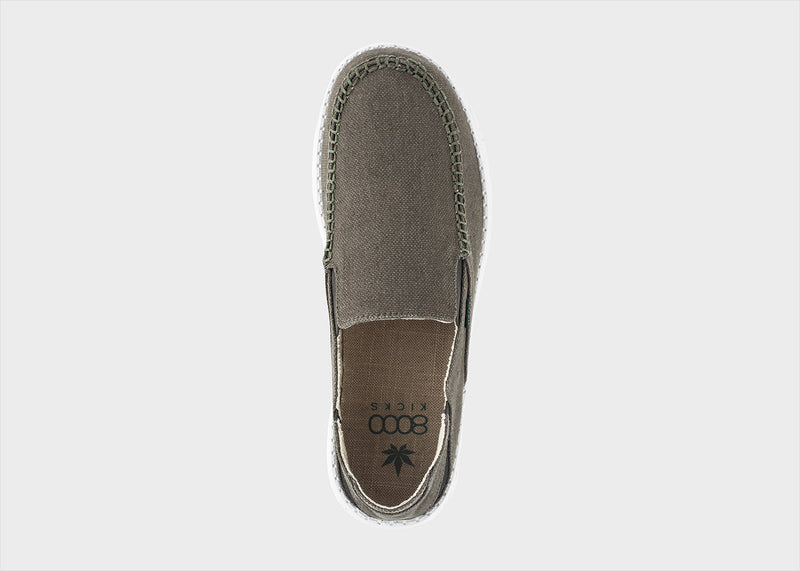 8000Kicks Sunslide - The Hemp Slip-On