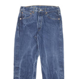 LEVI'S 501 Mens Jeans Blue Regular Straight Denim Medium W29 L27 Classic Fit