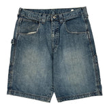 Unbranded Cargo Carpenter Shorts - 32W 10L Blue Denim