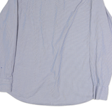 BOSS HUGO BOSS Mens Blue Check Shirt M Business Casual Cotton Long Sleeve