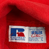 Made In USA Russell Athletic Sweatshirt - Large Red Cotton