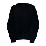 Tommy Hilfiger Sweater - Large Black Cotton