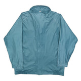 LOFFLER Mens Blue Polyester Blend Zip Jacket M Plain Lightweight Casual