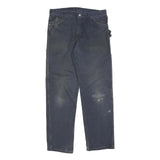 DICKIES Mens Relaxed Blue Jeans Denim W34 L34 Workwear Zip Closure