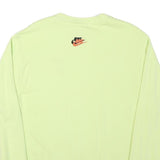 ADIDAS Mens Yellow Cotton Blend Crew Neck M Sweatshirt Casual Pullover