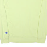 ADIDAS Mens Yellow Cotton Blend Crew Neck M Sweatshirt Casual Pullover