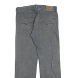 LEVI'S 501 Mens Jeans Black Regular Straight Denim W34 L30 Classic Button Fly