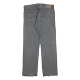 LEVI'S 501 Mens Jeans Black Regular Straight Denim W34 L30 Classic Button Fly