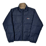 Fila Puffer - Large Navy Polyester