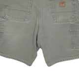 CARHARTT Mens Shorts Green Casual Cotton Blend L W36 Workwear Cargo Durable