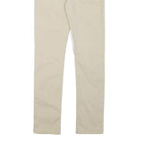 LEVI'S Boys Slim Beige Cotton Blend Trousers W26 L28 Zip Casual Youth