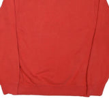 NIKE Mens Red Sweatshirt Crew Neck S Casual Athletic Pullover Top