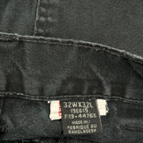 Dakota Grizzly Cargo Pants - 30W 31L Black Cotton