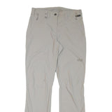 JACK WOLFSKIN Womens Beige Polyester Blend Regular Straight Trousers W30 L32