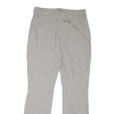 JACK WOLFSKIN Womens Beige Polyester Blend Regular Straight Trousers W30 L32