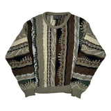 Farentino Sweater - Large Multicoloured Wool Blend