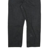 LEVI'S 521 02 Mens Black Regular Jeans Denim W34 L26 Button Closure