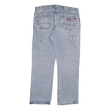 DICKIES Mens Jeans Blue Regular Straight Denim Medium W38 L30 Workwear