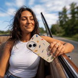 Seashell Tiny Amphibians iPhone 15 Case - Lifestyle photo showing phone case in use