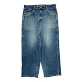 Southpole Hip Hop Carpenter Shorts - 37W 18L Blue Cotton