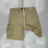 Lee Cargo Cargo Shorts - 36W 10L Beige Cotton