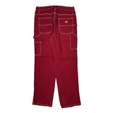 Dickies Carpenter Pants - 29W US 6 Red Cotton