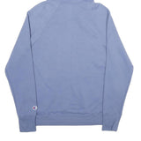 CHAMPION Mens Blue Pullover Hoodie M Cotton Blend Casual Wear