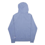 CHAMPION Mens Blue Pullover Hoodie M Cotton Blend Casual Wear