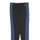 ADIDAS Womens Joggers Black & Navy Blue & White Slim Regular S W28 L30 Contrast