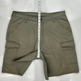 Polo By Ralph Lauren Cargo Shorts - 35W 9L Gray Cotton