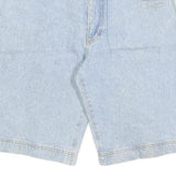 PIERO EMME Mens Shorts Blue Denim M W32 Casual Cotton Blend Comfortable Fit