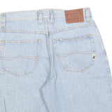 PIERO EMME Mens Shorts Blue Denim M W32 Casual Cotton Blend Comfortable Fit
