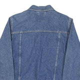 MARLBORO Mens Blue Denim Button Jacket M Woven Classic Casual Workwear