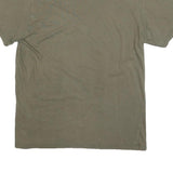 NIKE Mens Green Cotton Blend T-Shirt M Short Sleeve Crew Neck Logo Print