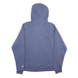 CHAMPION Mens Blue Pullover Hoodie M Cotton Blend Casual Sportswear