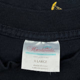 Eagle Print Hazelwoods Single Stitch T-Shirt - XL Black Cotton