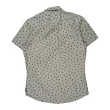 Armani Exchange Slim Short Sleeve Shirt - Medium White Cotton