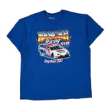 Daytona 500 Nascar T-Shirt - XL Blue Cotton