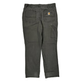 Carhartt Carpenter Trousers - 36W 34L Grey Cotton