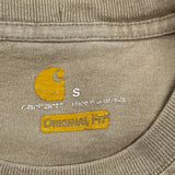 Original Fit Carhartt T-Shirt - Small Brown Cotton