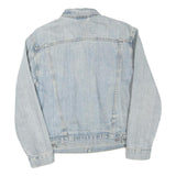 LEVI'S Mens Blue Denim Jacket S Cotton Blend Classic Button Closure Casual