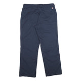 RED KAP Womens Polyester Blend Navy Regular Fit Straight Trousers W36 L32