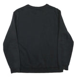 PUMA Mens Black Cotton Blend Crew Neck L Sweatshirt Logo Print Casual Wear