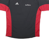 ADIDAS Mens Black & Red FC Holzheim Graphic T-Shirt L Short Sleeve Crew Neck