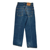 569 Levis Slim Jeans - 24W UK 2 Blue Cotton